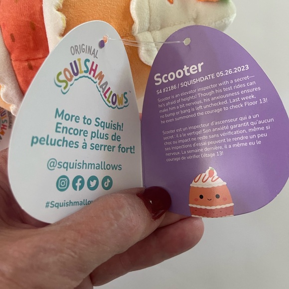 🐣 SCOOTER 🥕 Carrot Cake Easter 2024 Original Squishmallow ☆》NWT《☆ - Picture 6 of 8